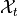 \mathcal{X}_t